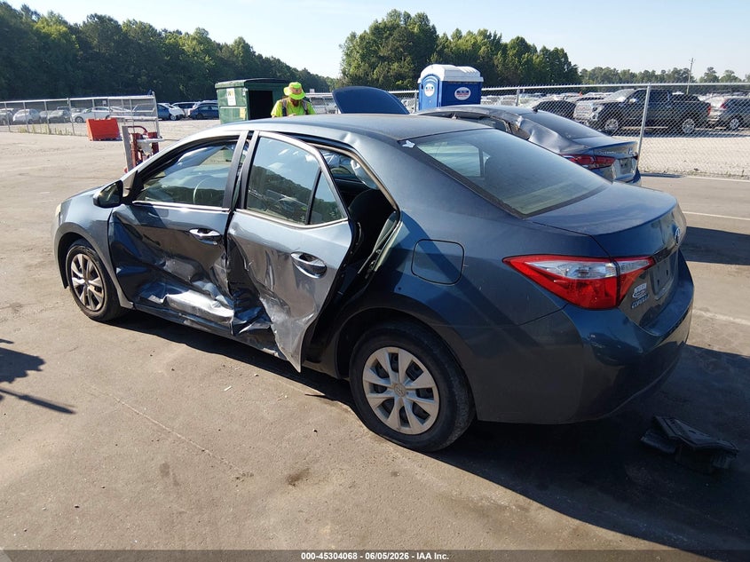 Vin: 2t1burhe8gc702102, lot: 45801931, toyota corolla l 20163