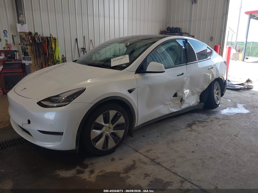 Vin: 5yjygdee6mf247055, lot: 45801936, tesla model y long range dual motor all-wheel drive 20212
