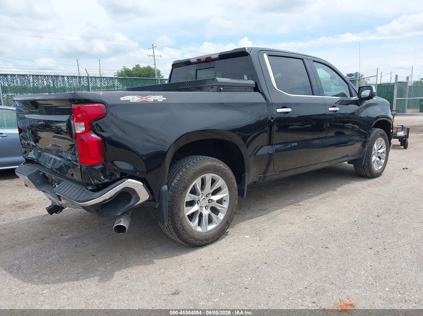 Vin: 1gcuyged2lz249382, lot: 45801957, chevrolet silverado 1500 4wd  short bed ltz 20204