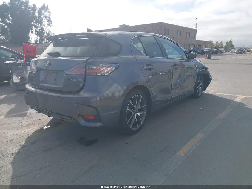 Vin: jthkd5bh9f2240107, lot: 45801985, lexus ct 200h 20154