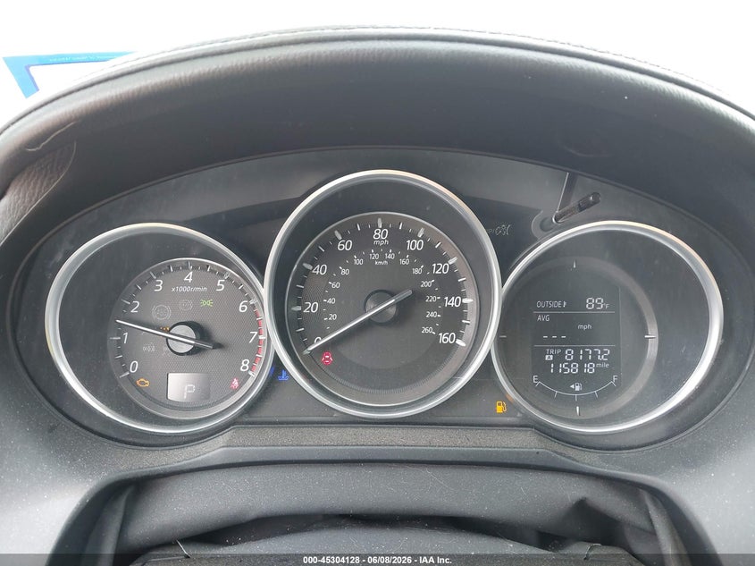 2016 MAZDA 6 SEDAN 2.5L I-4 DI, DOHC, VVT, 184HP