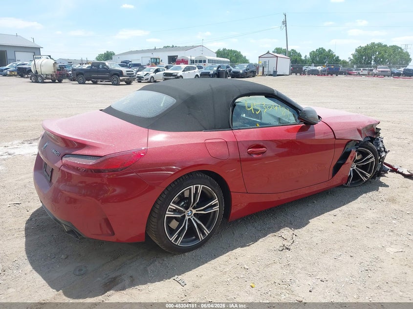 Vin: wbahf9c09lww53619, lot: 45802044, bmw z4 m40i 20204