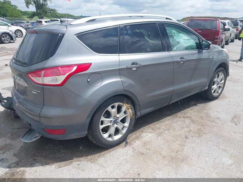 Vin: 1fmcu9jx0eua78601, lot: 45802064, ford escape titanium 20144