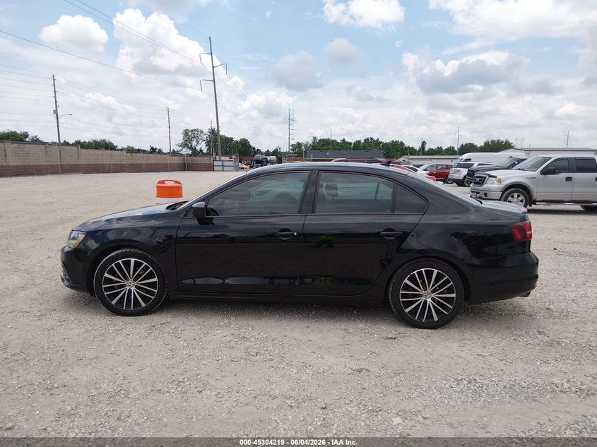 2017 Volkswagen Jetta 1.8T Sport VIN: 3VWD17AJ3HM302743 Lot: 45304219