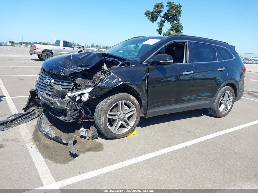 Vin: km8sr4hf1hu215577, lot: 45802105, hyundai santa fe se ultimate 20172