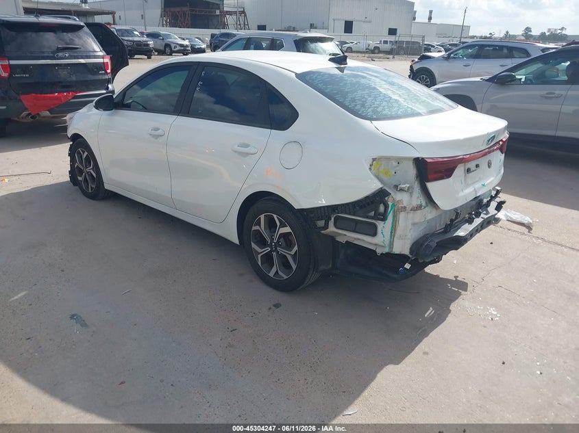 Vin: 3kpf24ad6ke060923, lot: 45802110, kia forte lxs 20193