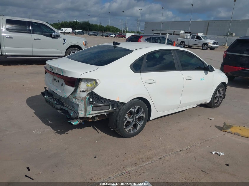 Vin: 3kpf24ad6ke060923, lot: 45802110, kia forte lxs 20194