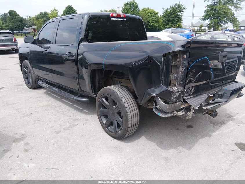 Vin: 3gcpcrec7fg212329, lot: 45802122, chevrolet silverado 1500 1lt 20153