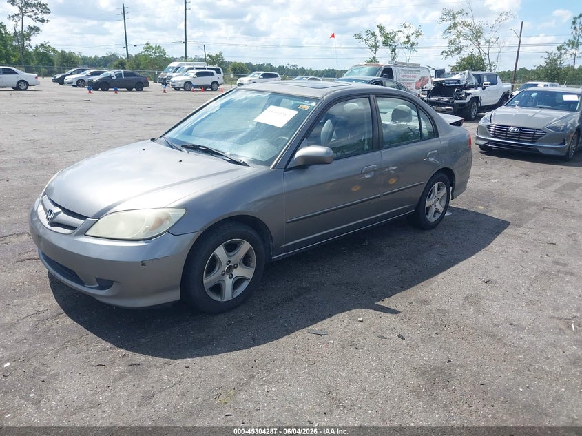 2004 Honda Civic Ex 2HGES25784H566458 photo 1