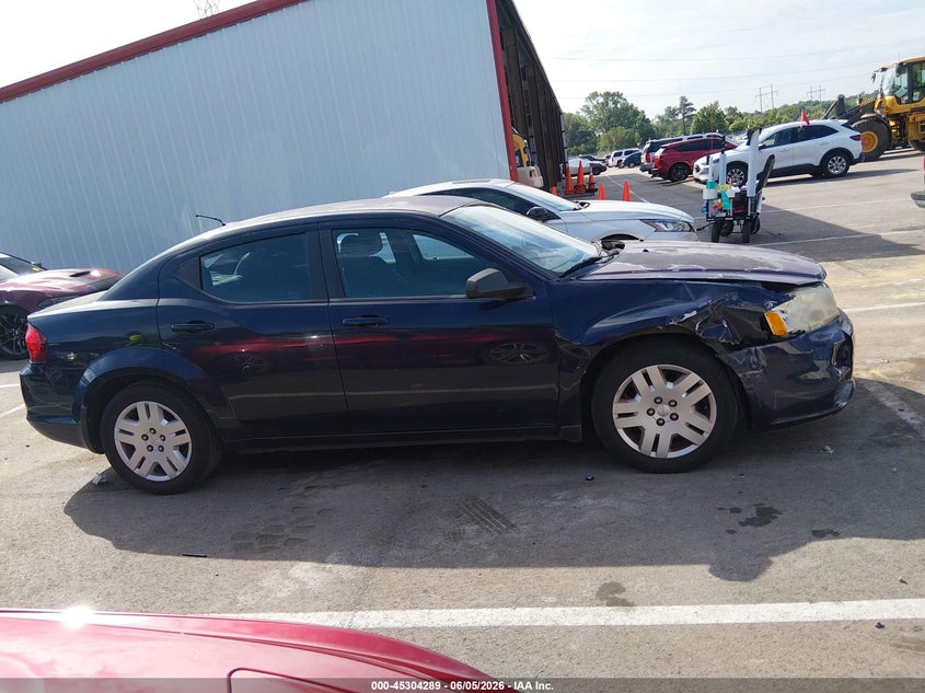 2013 Dodge Avenger Se VIN: 1C3CDZAB4DN690581 Lot: 45304289