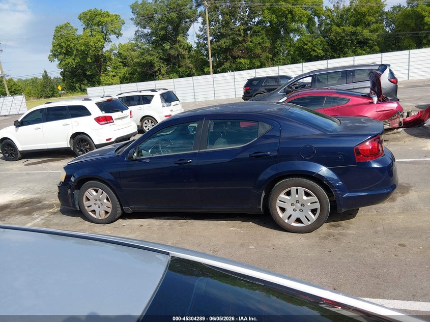 2013 Dodge Avenger Se VIN: 1C3CDZAB4DN690581 Lot: 45304289