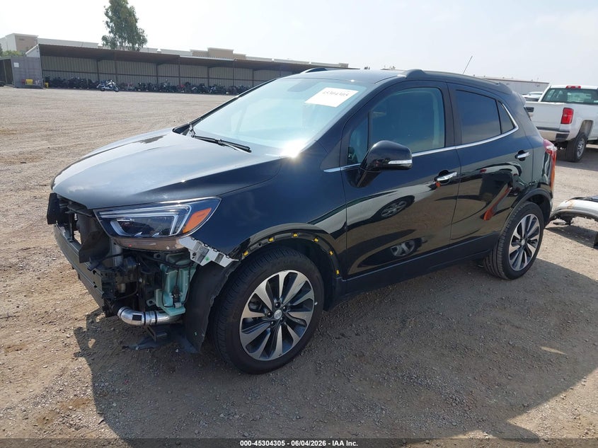 Vin: kl4cjcsm3kb851979, lot: 45802167, buick encore fwd essence 20192