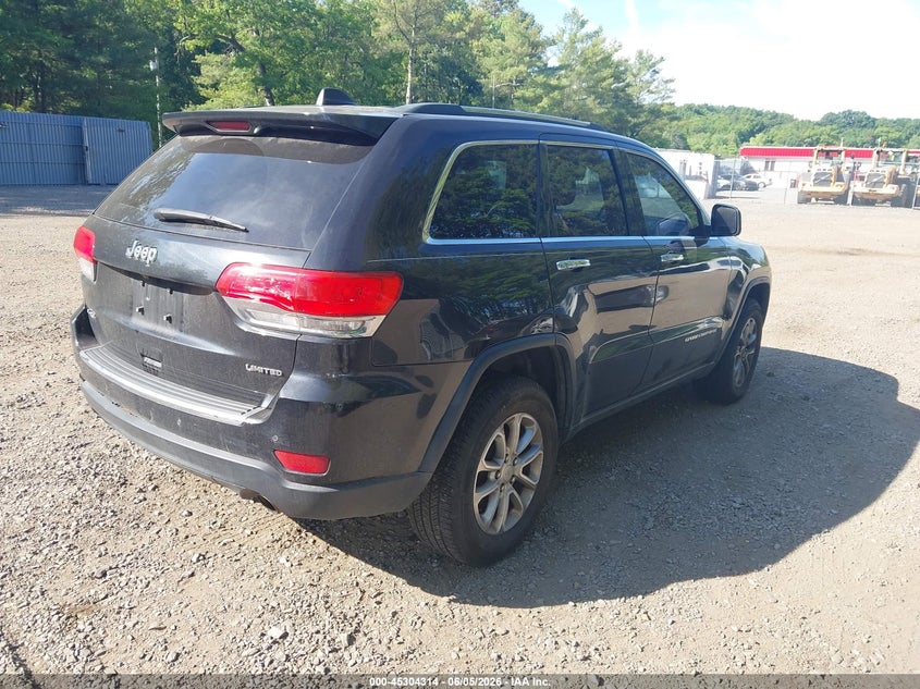 Vin: 1c4rjfbg0ec247557, lot: 45802177, jeep grand cherokee limited 20144