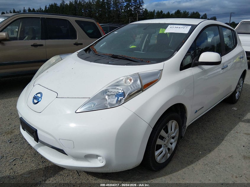 2013 Nissan Leaf S VIN: 1N4AZ0CPXDC400824 Lot: 45304317