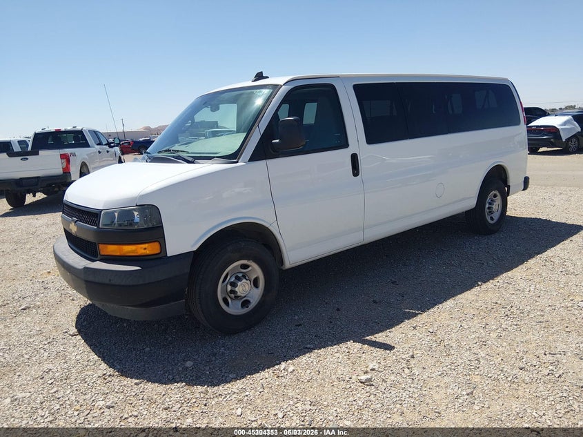 Vin: 1gazgnfg9k1355128, lot: 45802216, chevrolet express 3500 ls 20192