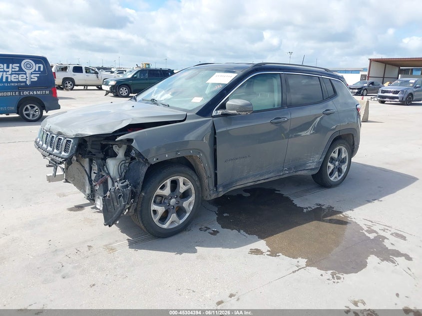 Vin: 3c4njccb0lt152448, lot: 45802257, jeep compass limited fwd 20202