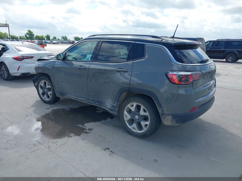 Vin: 3c4njccb0lt152448, lot: 45802257, jeep compass limited fwd 20203