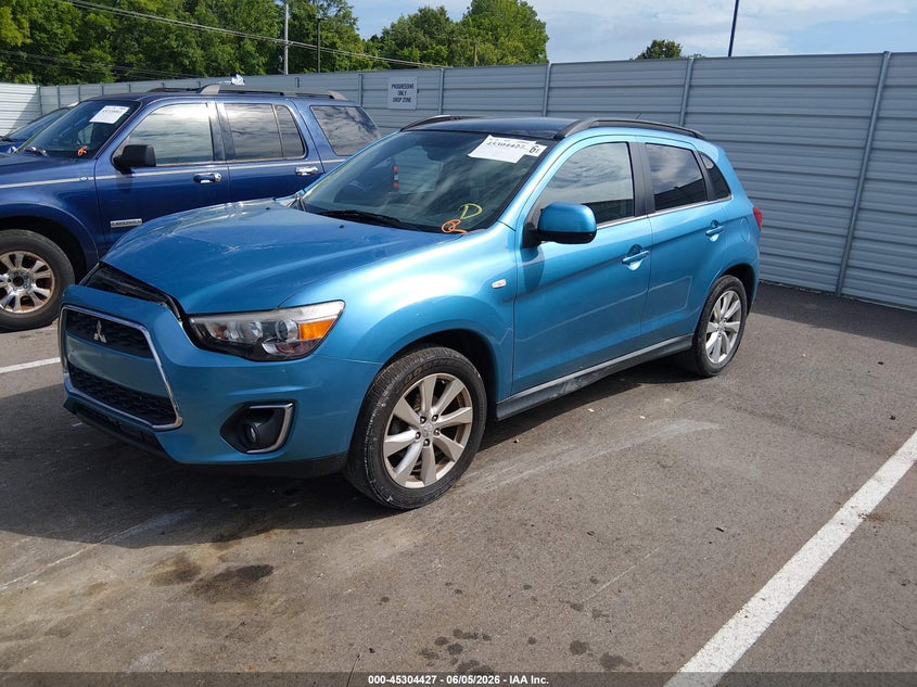 Vin: 4a4ar4au1de012226, lot: 45802290, mitsubishi outlander sport se 20132