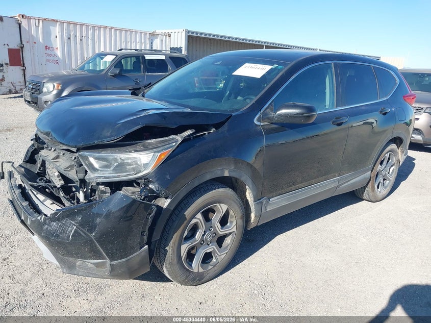 Vin: 2hkrw2h85hh602211, lot: 45802303, honda cr-v ex-l/ex-l navi 20172