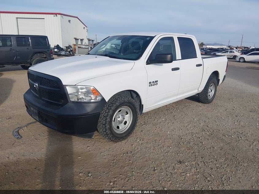 Vin: 1c6rr6kg4js303628, lot: 45802318, ram 1500 tradesman  4x2 5'7 box 20182