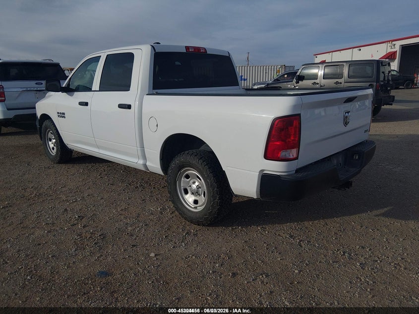 Vin: 1c6rr6kg4js303628, lot: 45802318, ram 1500 tradesman  4x2 5'7 box 20183