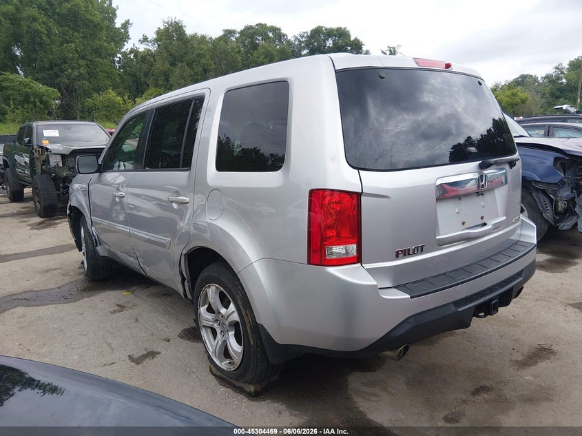 Vin: 5fnyf4h54fb008623, lot: 45802332, honda pilot ex-l 20153
