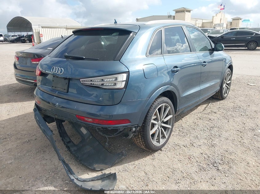 Vin: wa1bccfs2jr005993, lot: 45802365, audi q3 2.0t premium/2.0t sport premium 20184