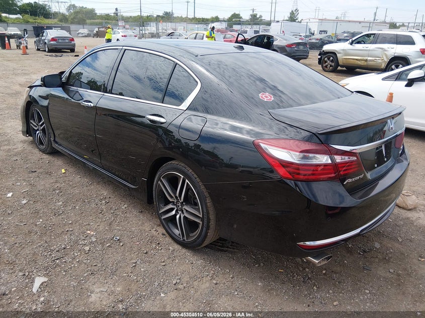 Vin: 1hgcr3f96ha044991, lot: 45802373, honda accord touring v6 20173