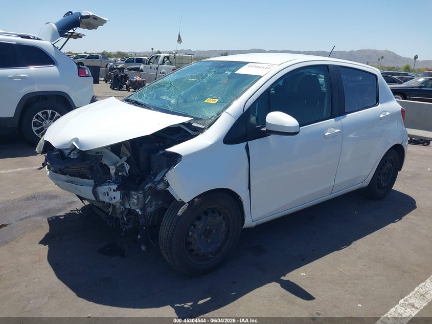 Vin: vnkktud34ha084980, lot: 45802407, toyota yaris l 20172
