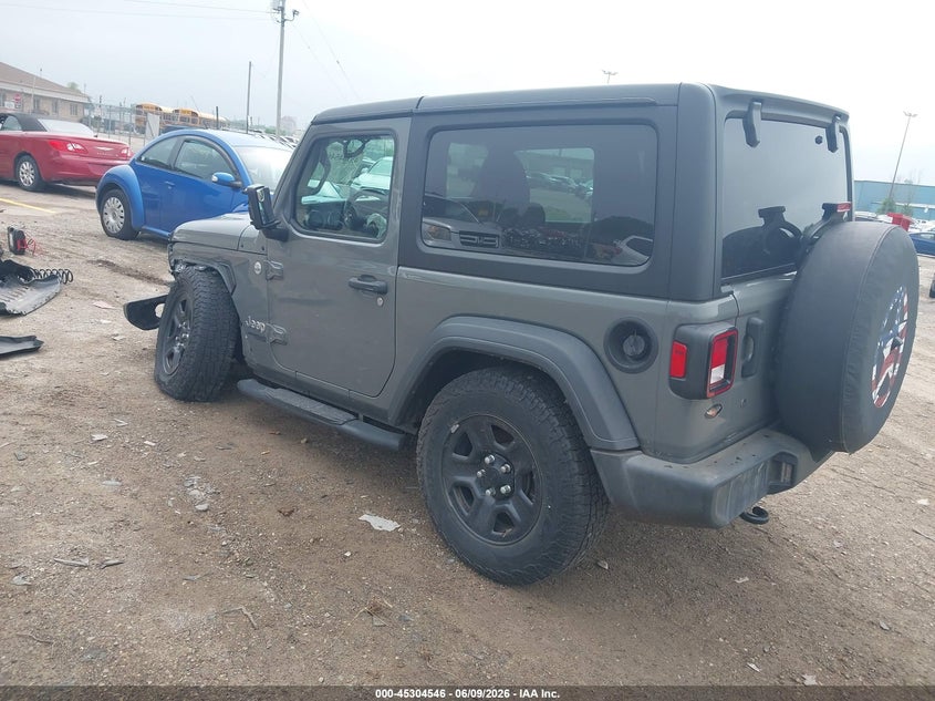 Vin: 1c4gjxag3lw143204, lot: 45802409, jeep wrangler sport 4x4 20203
