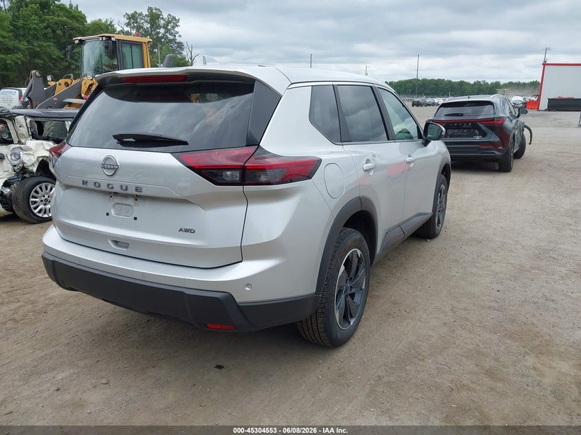 Vin: 5n1bt3bb4sc835290, lot: 45802416, nissan rogue sv intelligent awd 20254