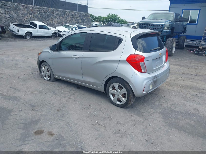 Vin: kl8cb6sa7kc724312, lot: 45802427, chevrolet spark ls cvt 20193