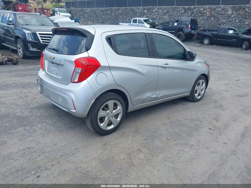 Vin: kl8cb6sa7kc724312, lot: 45802427, chevrolet spark ls cvt 20194