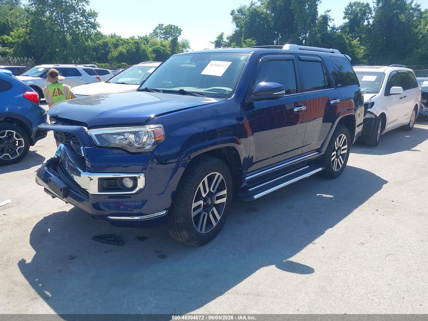 Vin: jtebu5jr0g5352723, lot: 45802435, toyota 4runner limited 20162