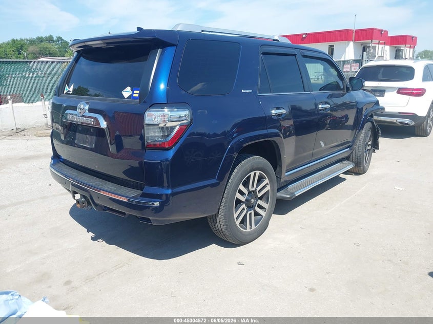 Vin: jtebu5jr0g5352723, lot: 45802435, toyota 4runner limited 20164