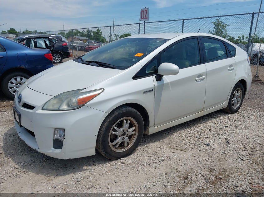Vin: jtdkn3du9b0283042, lot: 45802436, toyota prius two 20112
