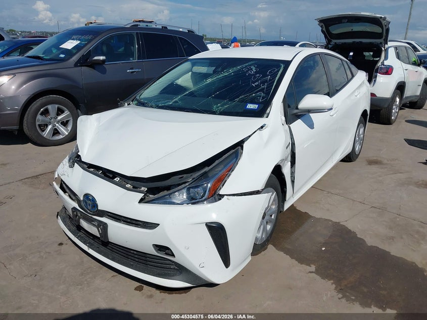 Vin: jtdkamfu0n3180142, lot: 45802438, toyota prius le 20222