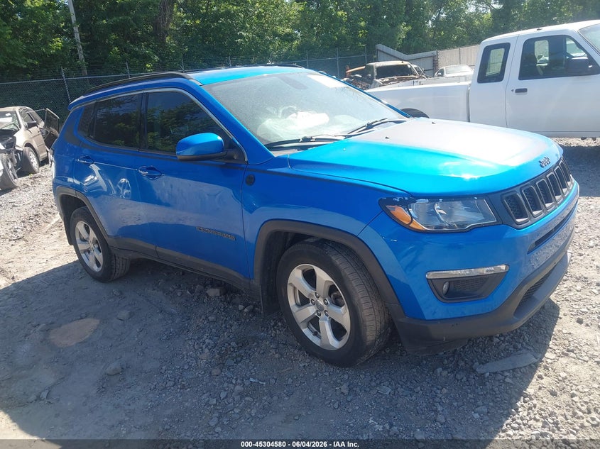 Vin: 3c4njdbb0ht666685, lot: 45802444, jeep new compass latitude 4x4 20171