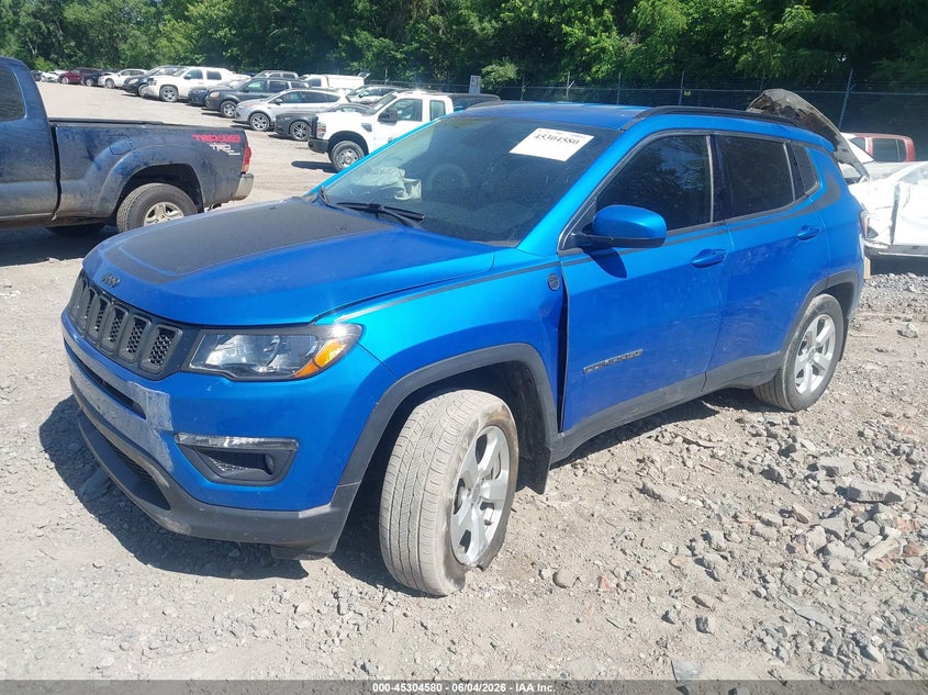 Vin: 3c4njdbb0ht666685, lot: 45802444, jeep new compass latitude 4x4 20172