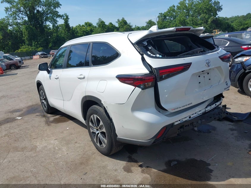 Vin: 5tdkdrbhxrs545007, lot: 45802446, toyota highlander xle 20243