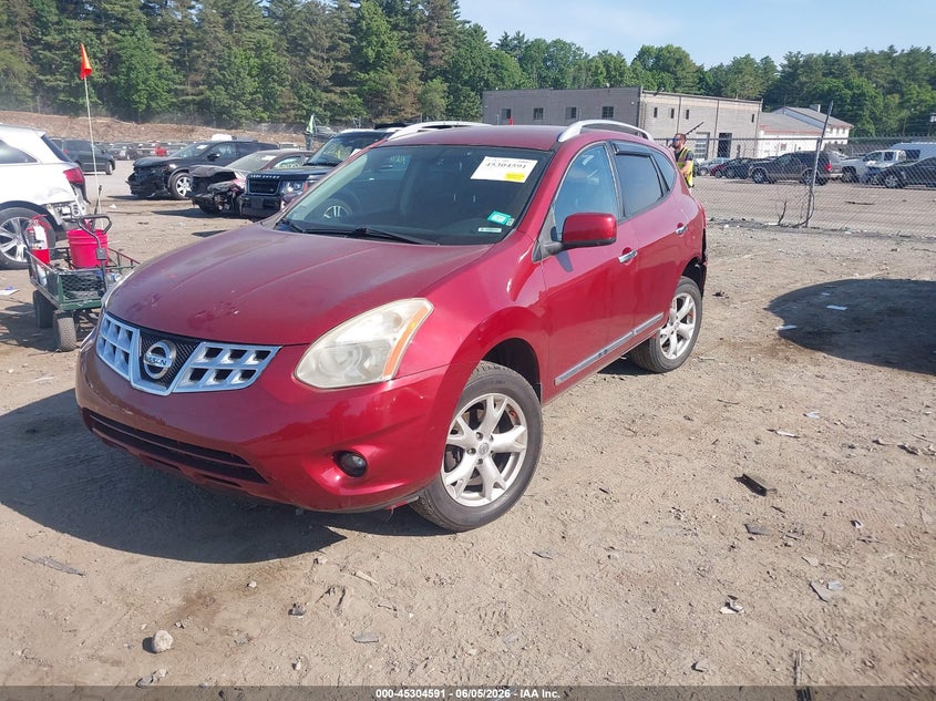 Vin: jn8as5mvxbw279060, lot: 45802454, nissan rogue sv 20112