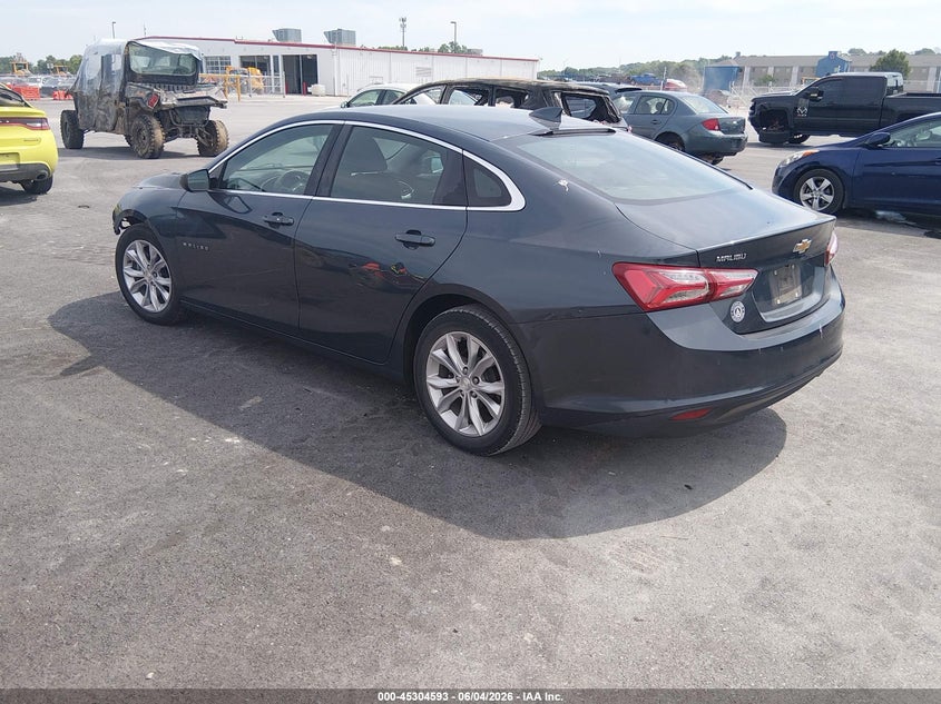 Vin: 1g1zd5st7kf208451, lot: 45802456, chevrolet malibu lt 20193
