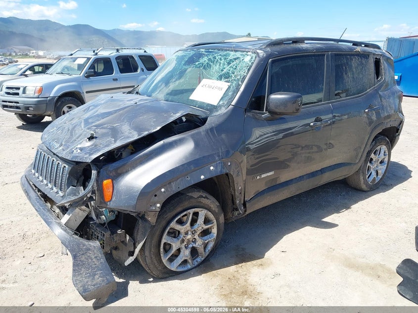 Vin: zaccjbbb0jpg87173, lot: 45802460, jeep renegade latitude 4x4 20182