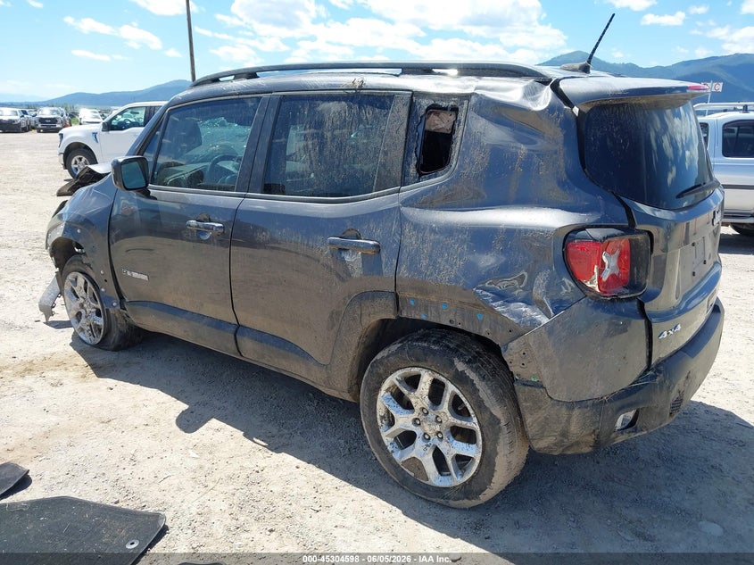 Vin: zaccjbbb0jpg87173, lot: 45802460, jeep renegade latitude 4x4 20183