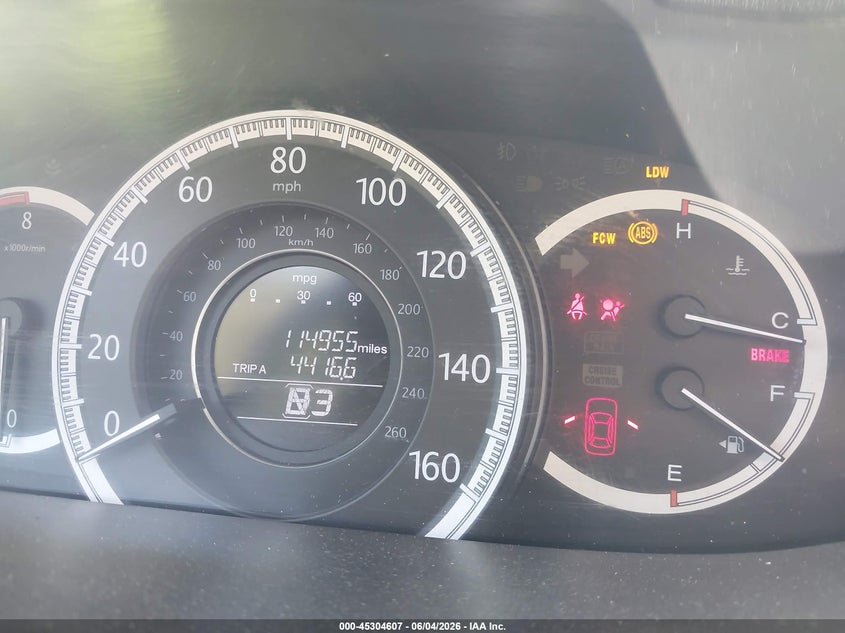2015 Honda Accord Ex-L VIN: 1HGCR2F8XFA090404 Lot: 45304607