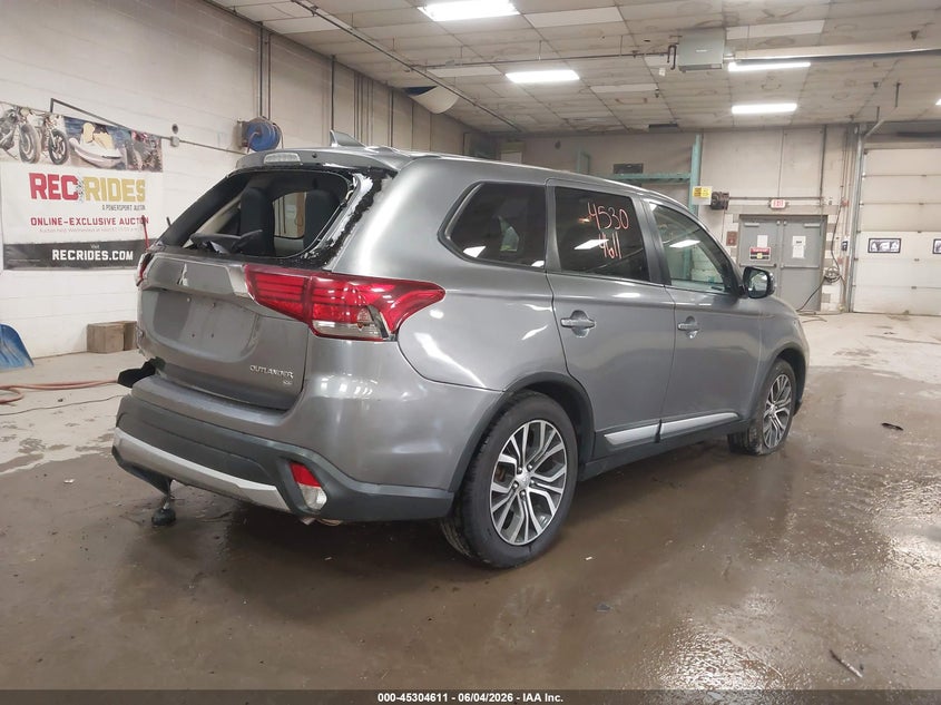 Vin: ja4ad3a36hz058134, lot: 45802475, mitsubishi outlander se 20174