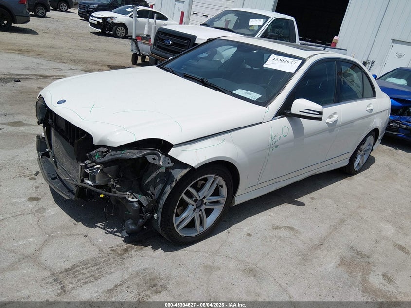Vin: wddgf8bbxca695473, lot: 45802491, mercedes-benz c 300 sport 4matic 20122