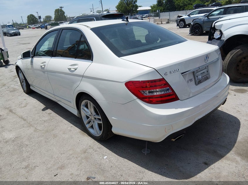 Vin: wddgf8bbxca695473, lot: 45802491, mercedes-benz c 300 sport 4matic 20123