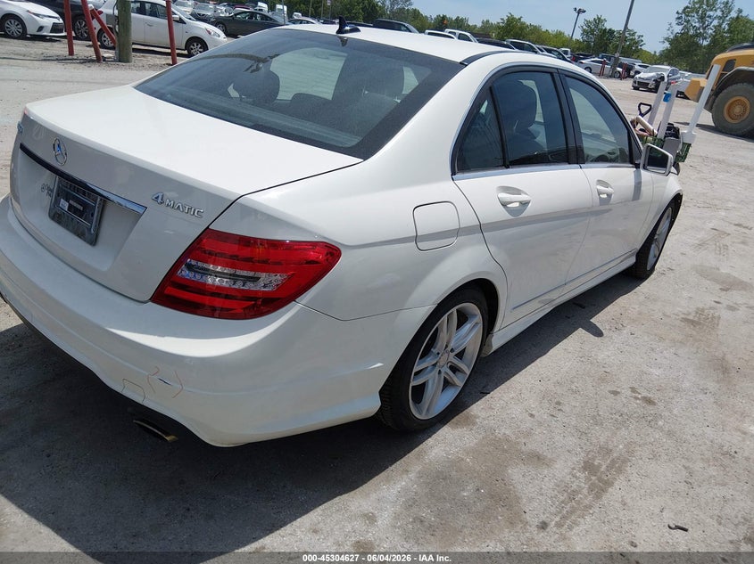 Vin: wddgf8bbxca695473, lot: 45802491, mercedes-benz c 300 sport 4matic 20124