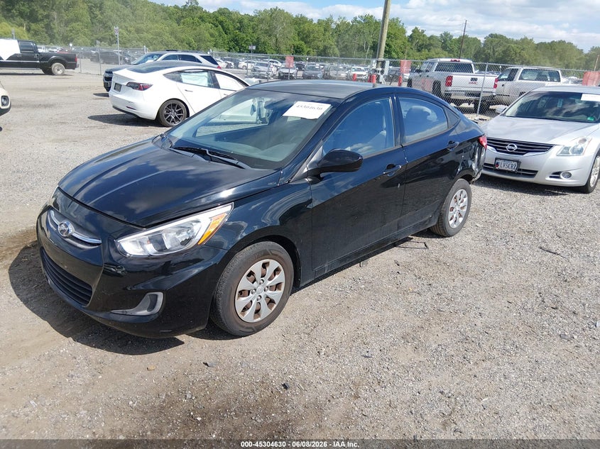 Vin: kmhct4ae3hu375290, lot: 45802493, hyundai accent se 20172